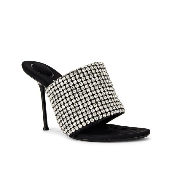 Authentic Alexander Wang Sienna Crystal Slide Sandal Size 36 New in Box - Picture 1 of 11